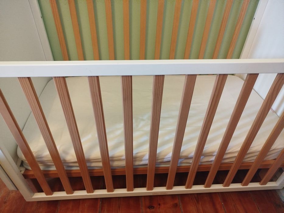 Berço TRAMA novo com colchão