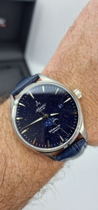 Atlantic Worldmaster Nightsky Moonphase Automatic - fazy księżyca