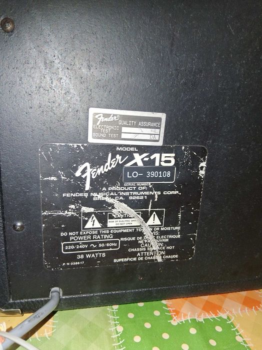 Combo gitarowe fender x15 usa