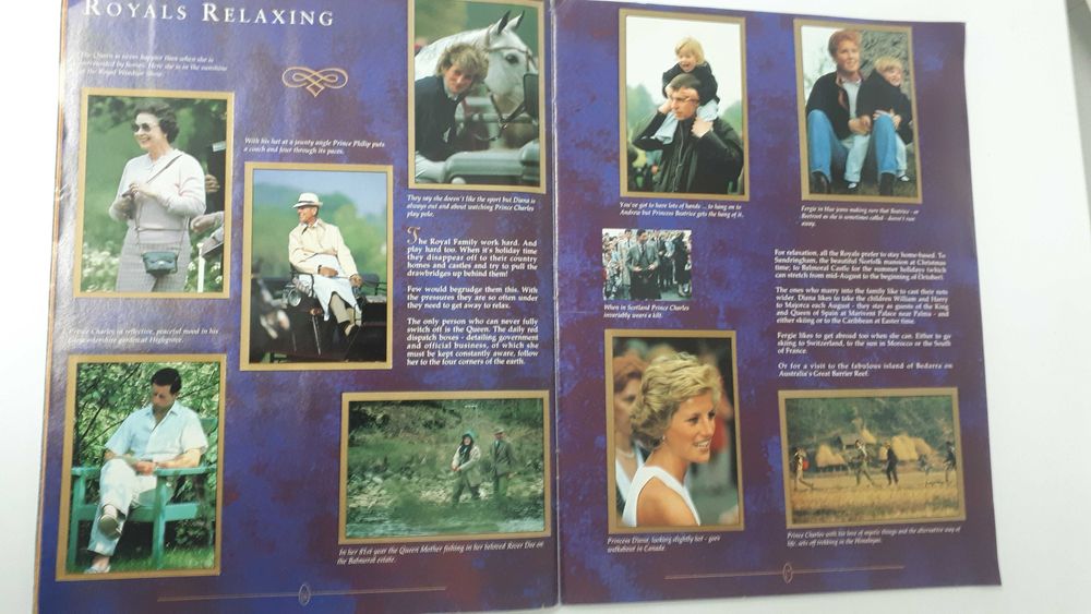 Caderneta de cromos completa THE ROYAL FAMILY