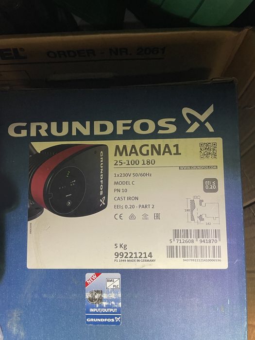 Sprzedam nową pompę obiegową Grundfos MAGNA1 25-100 180