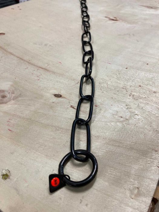 HS Sprenger Coleira Estranguladora Aço Negro Elos Longos - NOVA