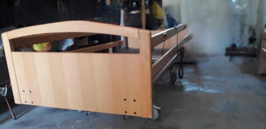Łóżko rehabilitacyjne z pilotem