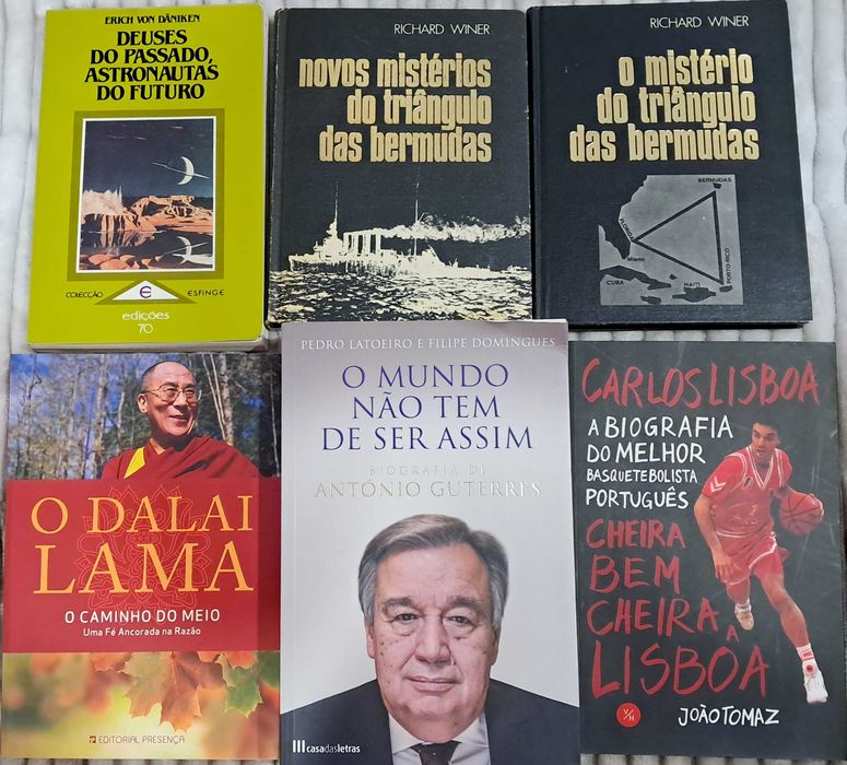 Grande Coleção de Livros (PNL, Ficção, Astérix, História, Política) - Lotes ou Unidade