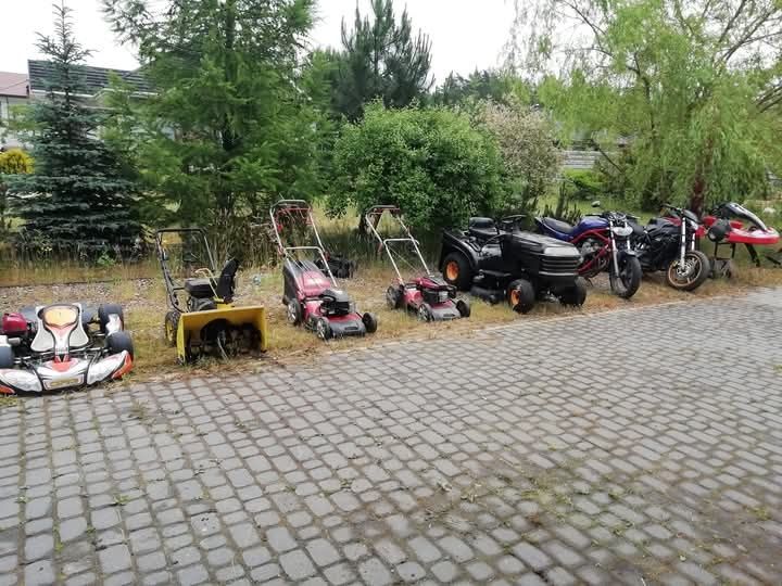 Serwis kosiarek, maszyn budowlanych,  skuterów itp