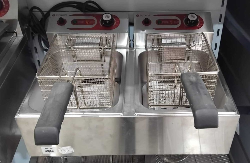 Fritadeira Elétrica dupla 7+7Litros - NOVA