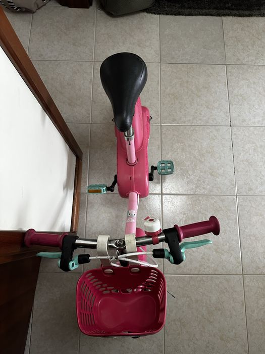 Bicicleta menina unicórnio c/rodinhas