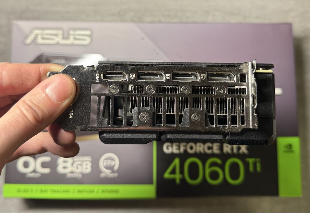 Видеокарта Asus RTX 4060 Ti 8gb Dual OC