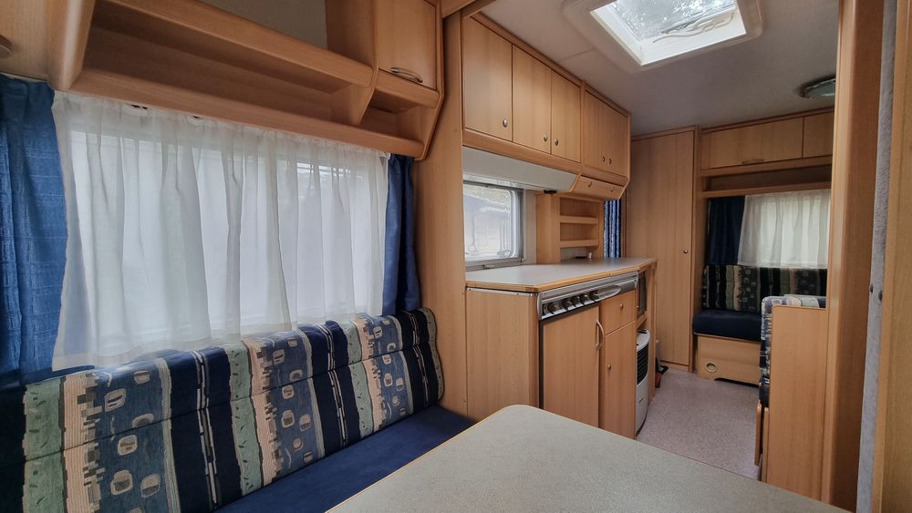 przyczepa kempingowa Knaus440,4 os. z przedsionkiem,2000r,DMC1200kg