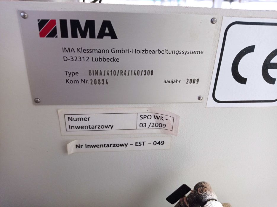maszyna  sterowana numerycznie BIMA 410 -Concept Plus 430/140