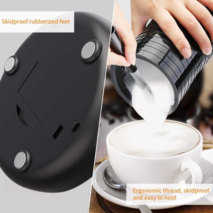 Espumador de leite automático, leite quente/frio, vaporizador elétrico