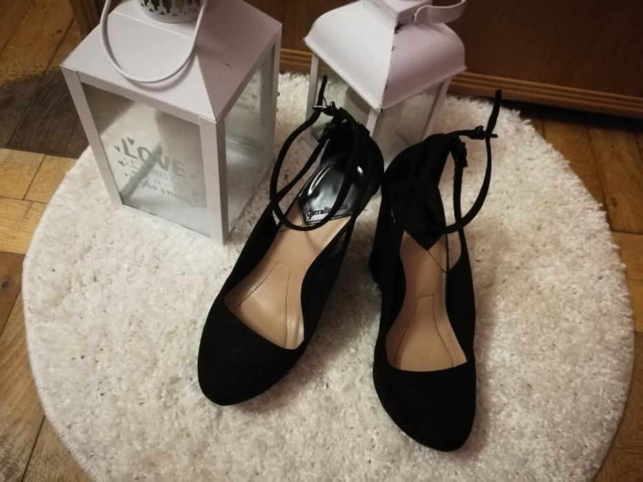 czarne koturny polecam