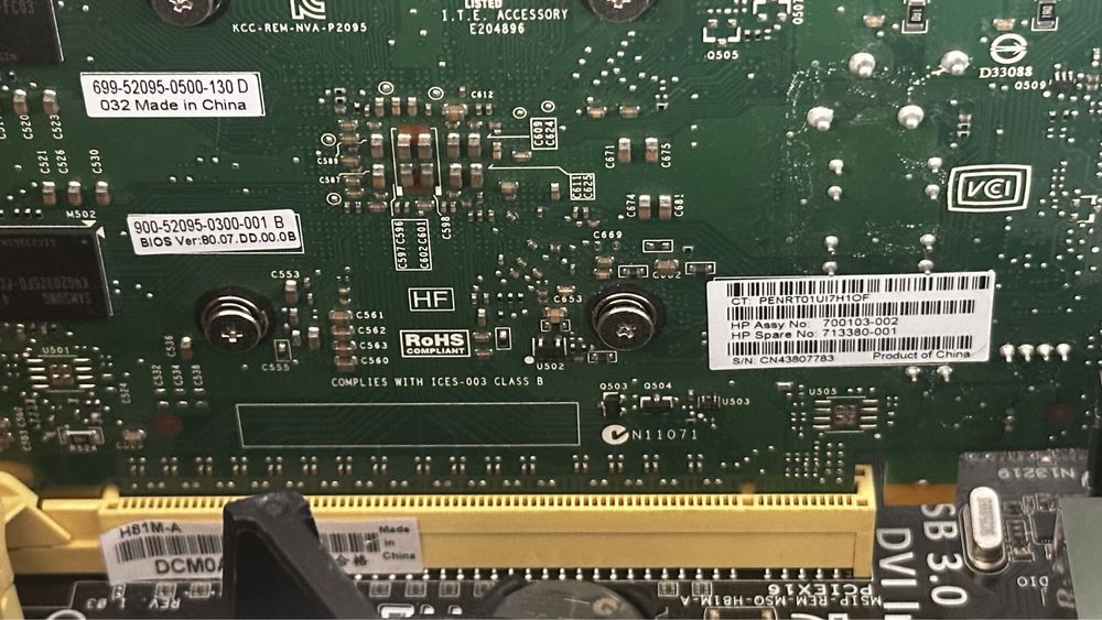 Intel Core i3-4130, 8 GB RAM, NVIDIA K200064741040371586124