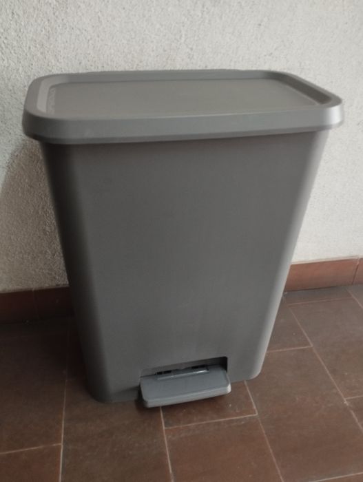 Caixote do Lixo 50L Cinza - IKEA KNOCKLA