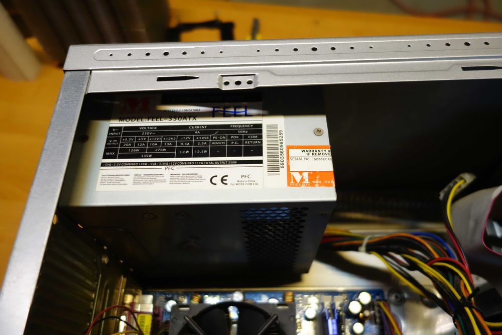 Retro PC - Asrock K7S41GX +FX5200, stacja dyskietek,