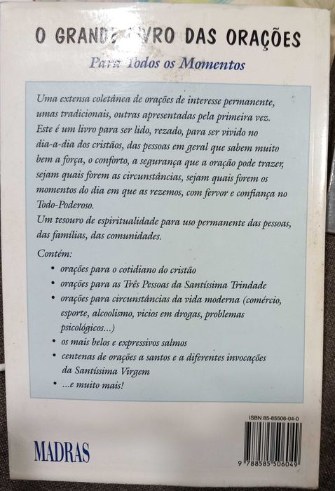 Livro - O Grande Livro das Orações de Cleuza M Veneziani Costa
