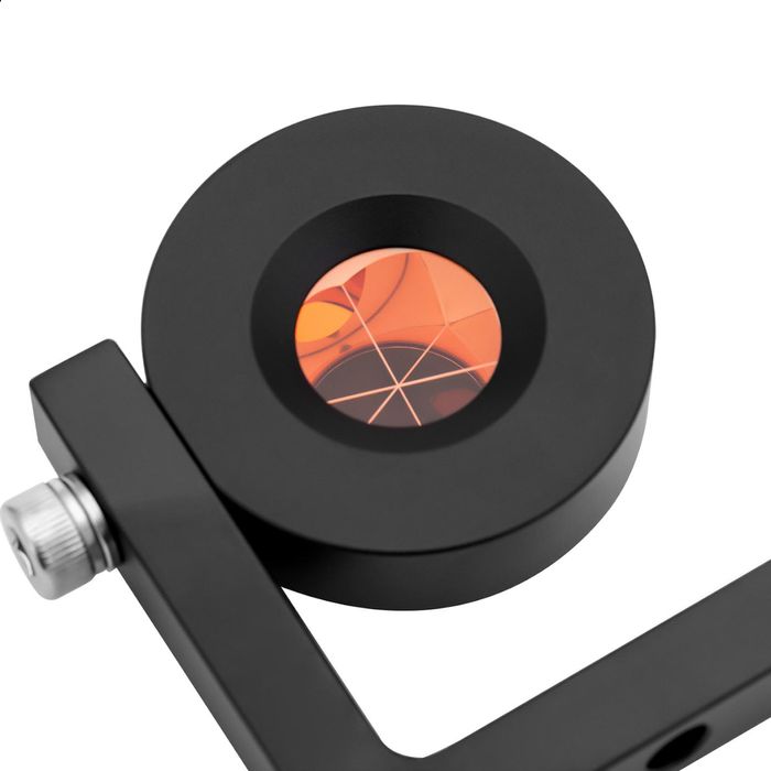 Mini pryzmat lustro dalmiercze geodezyjne z uchwytem l miedziowane