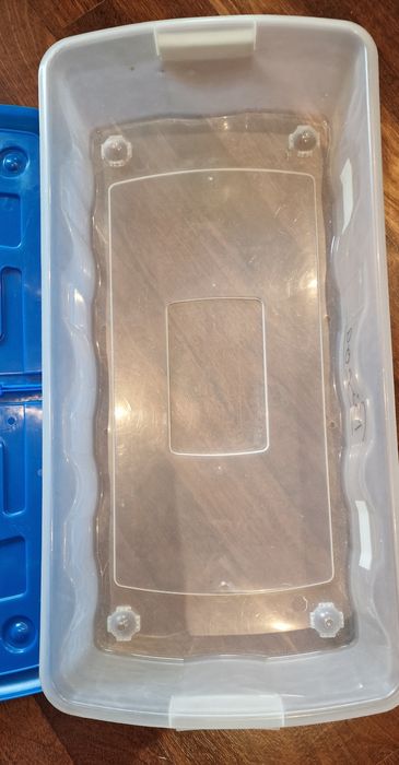 Caixa arrumação  azul