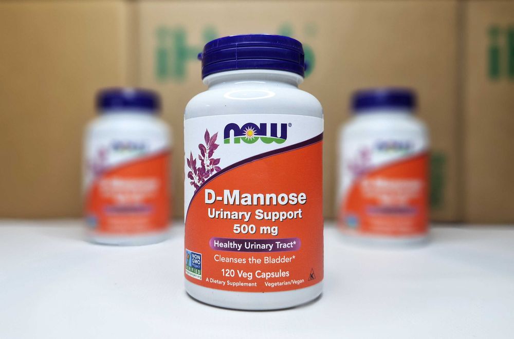 NOW Foods D-Mannose D-манноза 500 мг, для сечовивідної системи, маноза