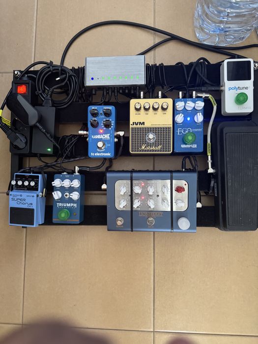 Pedais /pedalboard completo