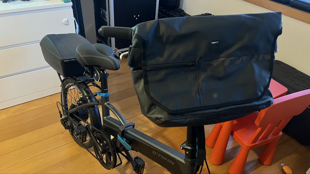 Bicicleta elétrica dobrável BTWIN 500e - com extras