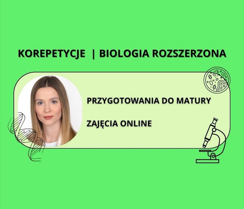 Korepetycje z biologii | Doktorantka nauk biologicznych
