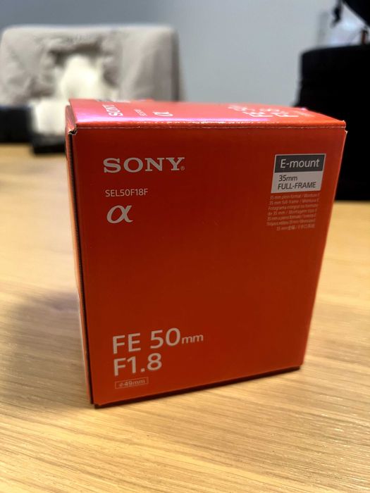 Lente Sony FE 50mm F1.8