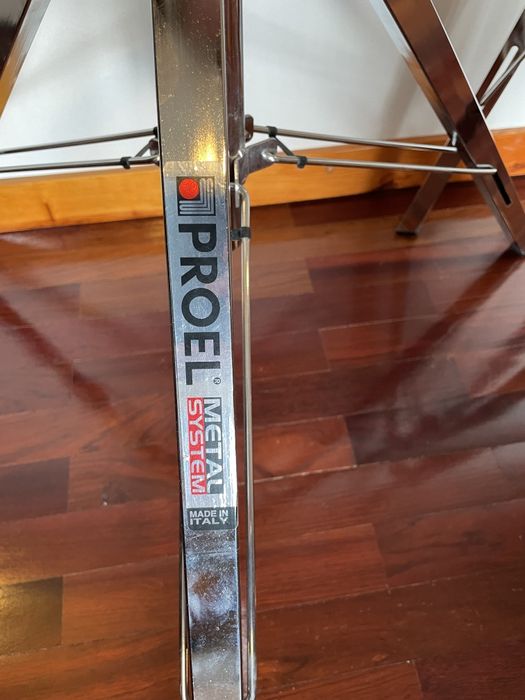 tripés de colunas, maraca PROEL (vintage) de metal