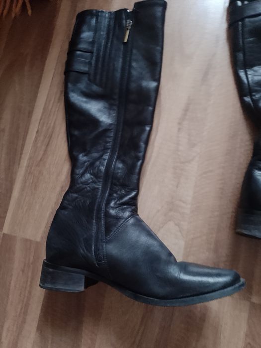 Długie kozaczki WOJAS 37 czarne