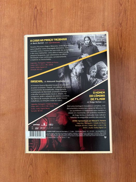 Pack 3 DVD — Clássicos Russos – NOVO / SELADO