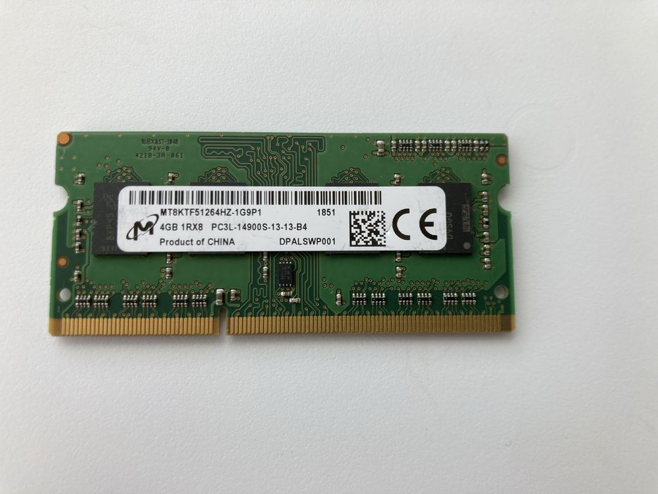 Оперативна пам'ять SO-DIMM DDR3L 4GB 1866 1600 ОЗУ Оперативка ноутбука