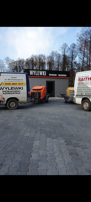 Wylewki betonowe, maszynowe, mixokret