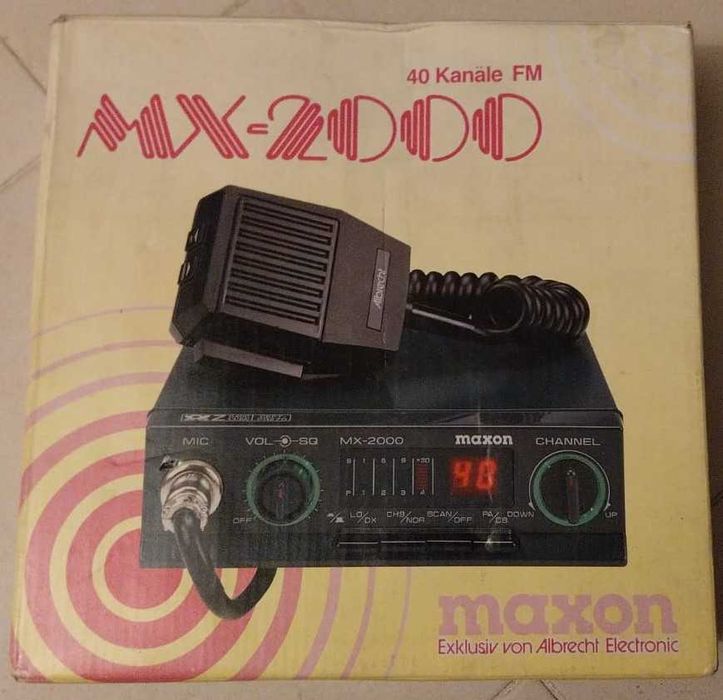 MAXON MX-2000 FM rádio cb