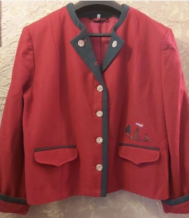 Elegancka niemiecka damska marynarka myśliwska M/L.