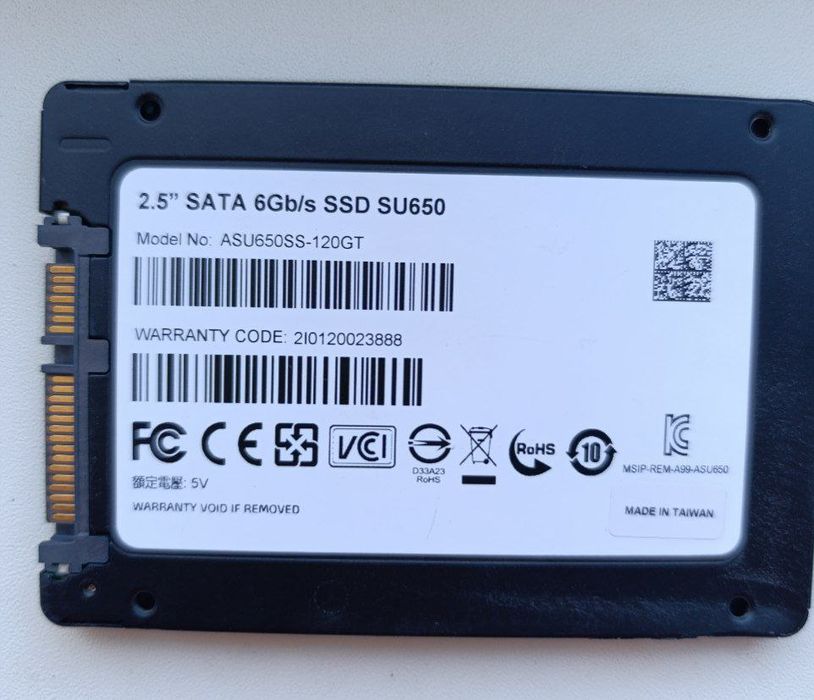 SSD ADATA Ultimate SU650 120GB (2.5", SATA III)