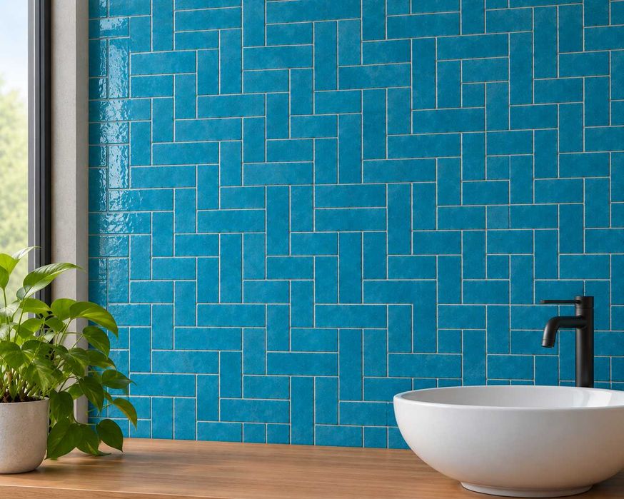 Mosaico Marazzi Crogiolo Lume Blue – Novo -  1,55 m²
