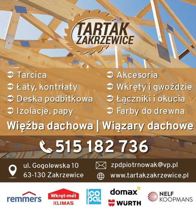 Wiązary Dachowe, Więźba dachowa, od Projektu po Montaż