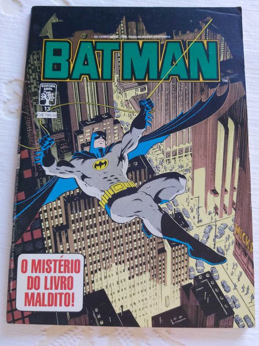 5 revistas Batman da editora Abril