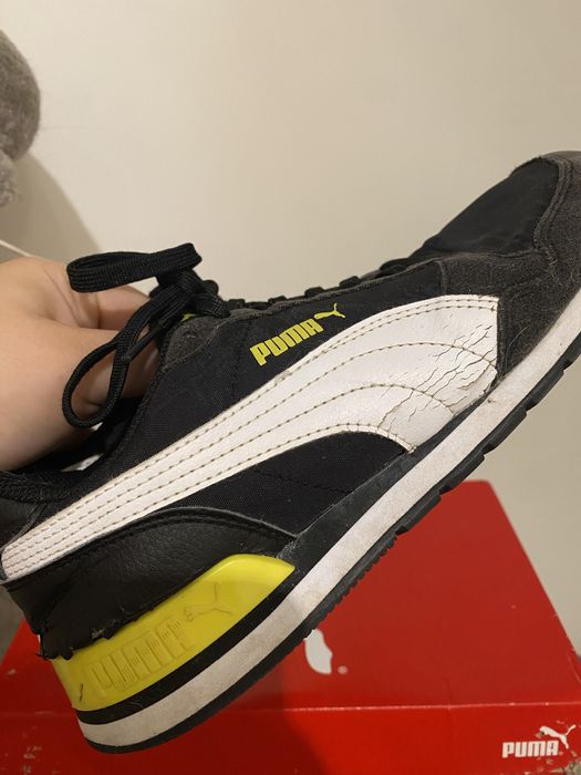 Czarno żółte buty Puma