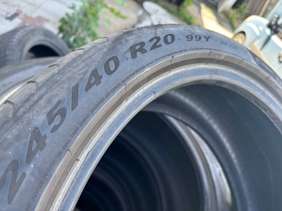 245-40-R20 RFT PIRELLI PZERO одна 1 штука летней  резины GERMANY 2022