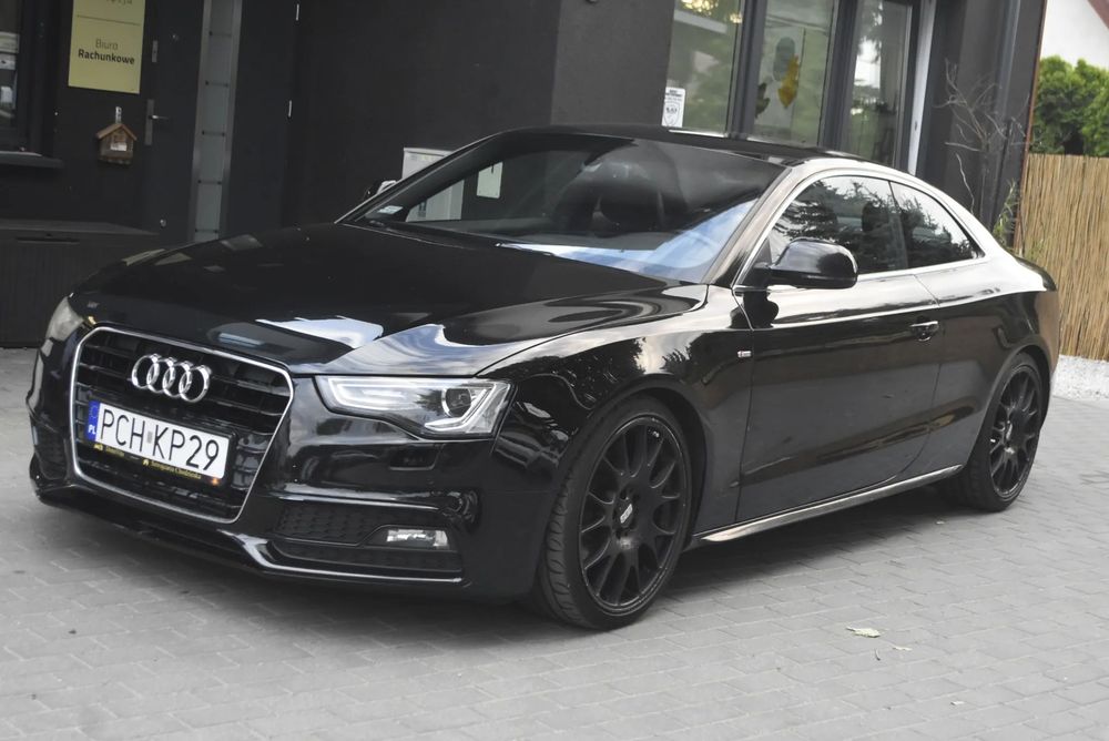 Audi A5 Coupé TDI •S- LINE • Sport Coupe • Czarne BBS • Spokój • Zakup z Domu