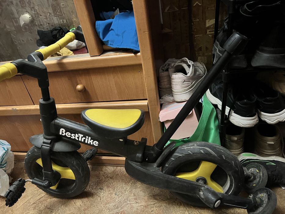 Велосипед, беговел, BestTrike 5в1, самокат