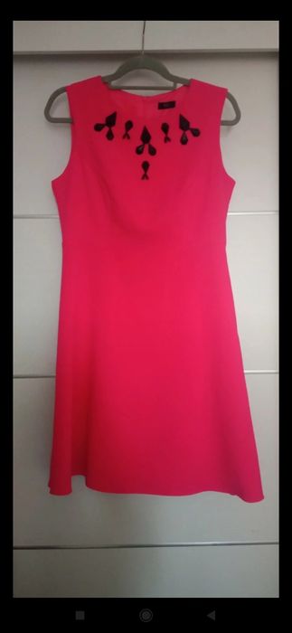 Sukienka elegancka, róż 40