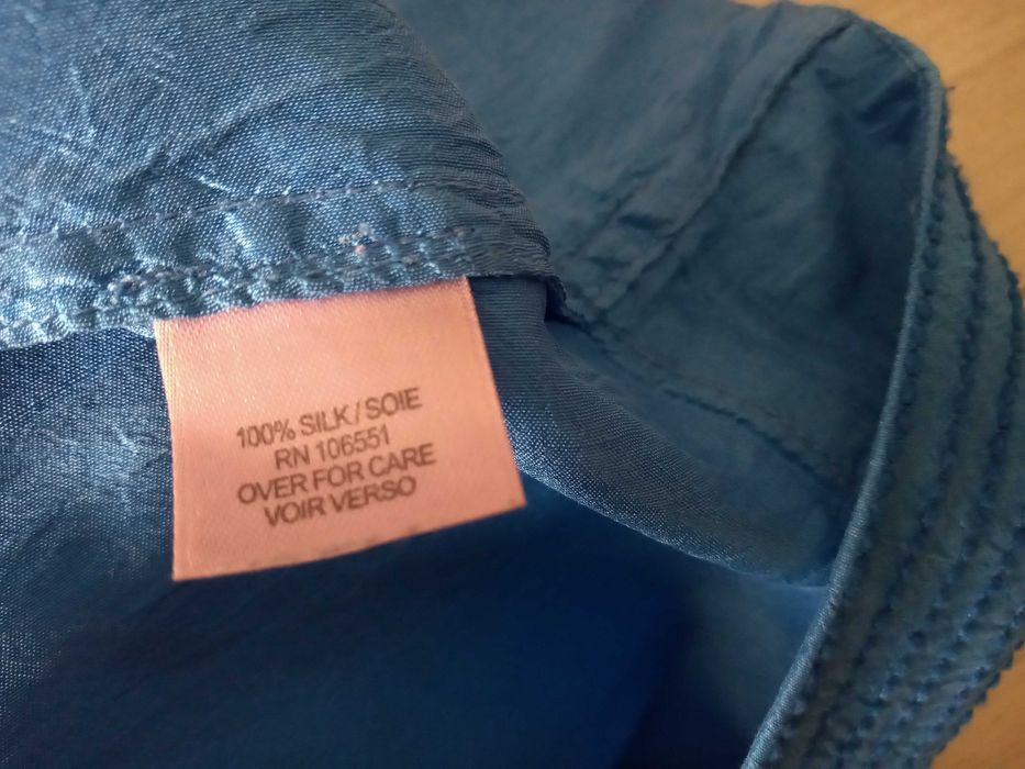 Sukienka (100% jedwab) bez rękawów, XS