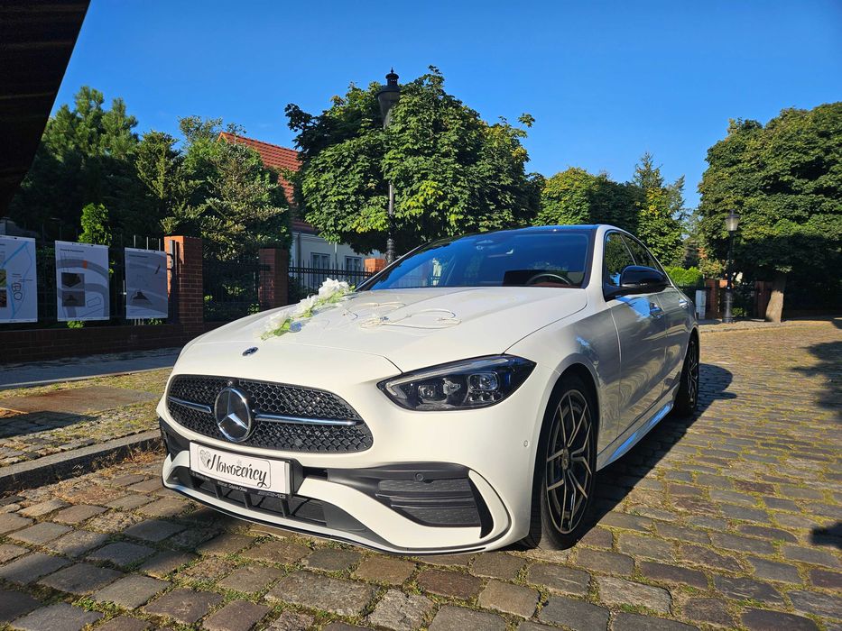 Mercedes C klasa AMG na ślub! Nowy model, luksus – WOLNE TERMINY 2026!