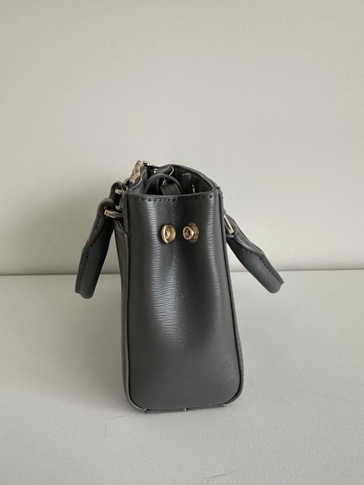 Szara torebka mini do ręki na ramię DKNY