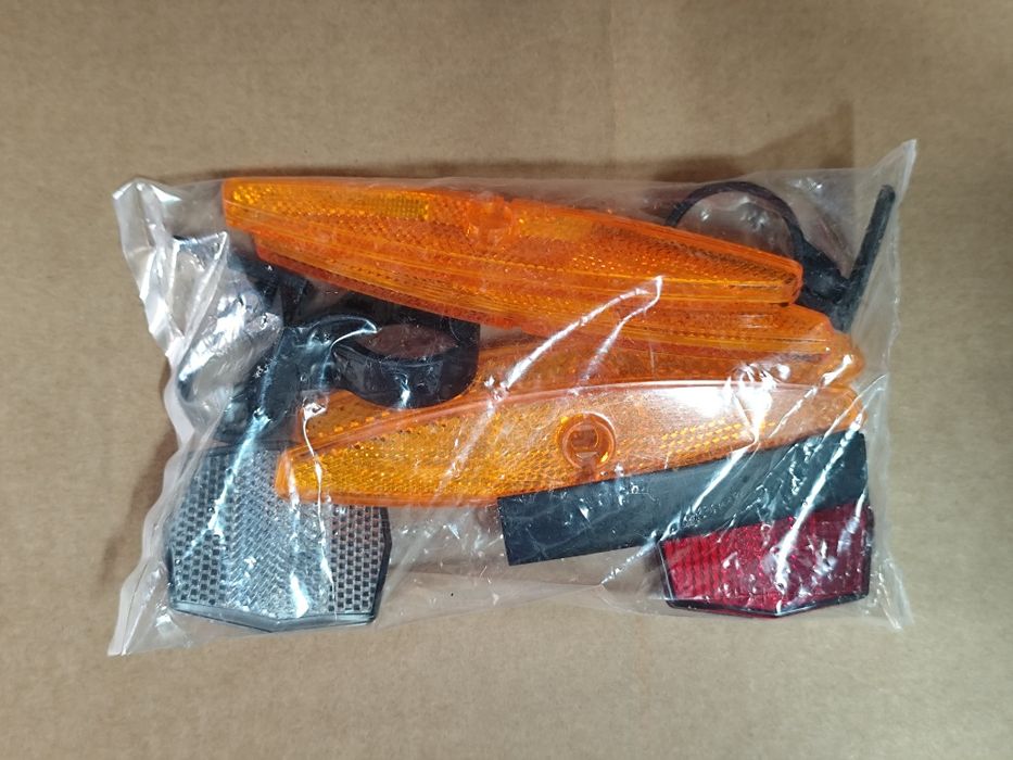 Odblaski rowerowe zestaw przód tył koła wysyłka (3)