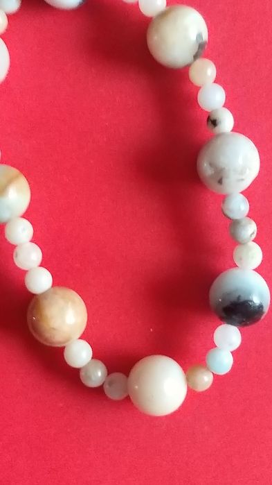 Bransoletka z amazonitu.