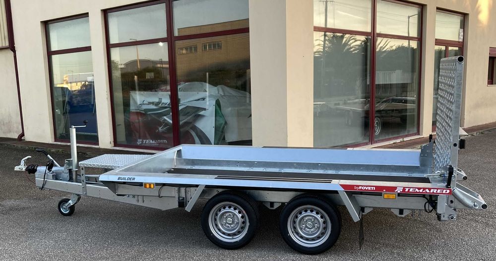 Atrelado Máquina Giratória Reboque Máquina Bocat Traillers escavadora