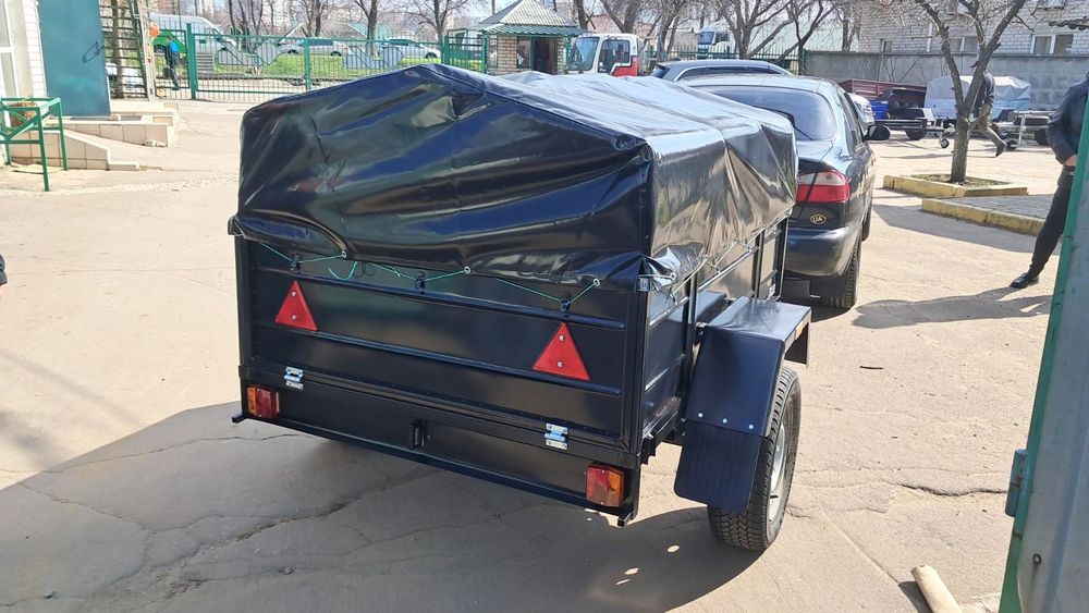 Тенты на прицепы ПВХ, евро , с рюкзак ткани